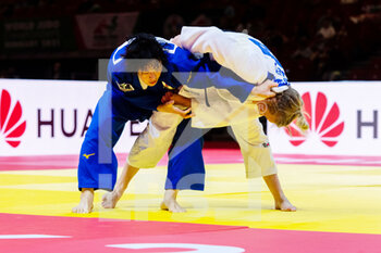 2021-06-10 - anne van Dijke of the Netherlands, Yoko Ono of Japan during the IJF World Judo Championships 2021 on June 10, 2021 at Budapest Sports Arena in Budapest, Hungary - Photo Yannick Verhoeven / Orange Pictures / DPPI - IJF WORLD JUDO CHAMPIONSHIPS 2021 - JUDO - CONTACT