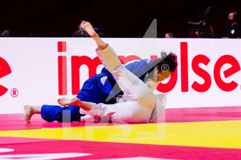 2021-06-10 - Sanne van Dijke of the Netherlands, Yoko Ono of Japan during the IJF World Judo Championships 2021 on June 10, 2021 at Budapest Sports Arena in Budapest, Hungary - Photo Yannick Verhoeven / Orange Pictures / DPPI - IJF WORLD JUDO CHAMPIONSHIPS 2021 - JUDO - CONTACT
