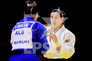 2021-06-11 - Guusje Steenhuis of The Netherlands, Kaouthar Ouallal of Algeria during the IJF World Judo Championships 2021 on June 11, 2021 at Budapest Sports Arena in Budapest, Hungary - Photo Yannick Verhoeven / Orange Pictures / DPPI - IJF WORLD JUDO CHAMPIONSHIPS 2021 - JUDO - CONTACT