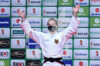 2021-06-11 - Anna Maria Wagner of Germany winner of the gold medal women -78 kg during the IJF World Judo Championships 2021 on June 11, 2021 at Budapest Sports Arena in Budapest, Hungary - Photo Yannick Verhoeven / Orange Pictures / DPPI - IJF WORLD JUDO CHAMPIONSHIPS 2021 - JUDO - CONTACT