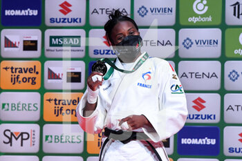 2021-06-11 - Madeleine Malonga of France winner of the silver medal women -78 kg during the IJF World Judo Championships 2021 on June 11, 2021 at Budapest Sports Arena in Budapest, Hungary - Photo Yannick Verhoeven / Orange Pictures / DPPI - IJF WORLD JUDO CHAMPIONSHIPS 2021 - JUDO - CONTACT