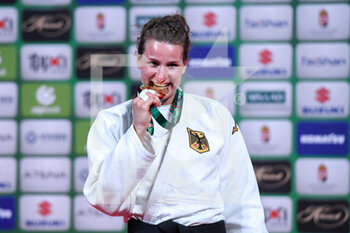 2021-06-11 - Anna Maria Wagner of Germany winner of the gold medal women -78 kg during the IJF World Judo Championships 2021 on June 11, 2021 at Budapest Sports Arena in Budapest, Hungary - Photo Yannick Verhoeven / Orange Pictures / DPPI - IJF WORLD JUDO CHAMPIONSHIPS 2021 - JUDO - CONTACT