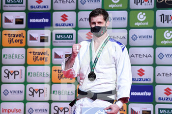 2021-06-11 - Aleksandar Kukolj of Serbia winner of the silver medal men -100 kg during the IJF World Judo Championships 2021 on June 11, 2021 at Budapest Sports Arena in Budapest, Hungary - Photo Yannick Verhoeven / Orange Pictures / DPPI - IJF WORLD JUDO CHAMPIONSHIPS 2021 - JUDO - CONTACT