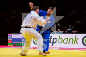 2021-06-12 - Jur Spijkers of The Netherlands, Iurii Krakovetskii of Kyrgyzstan during the IJF World Judo Championships 2021 on June 12, 2021 at Budapest Sports Arena in Budapest, Hungary - Photo Yannick Verhoeven / Orange Pictures / DPPI - IJF WORLD JUDO CHAMPIONSHIPS 2021 - JUDO - CONTACT