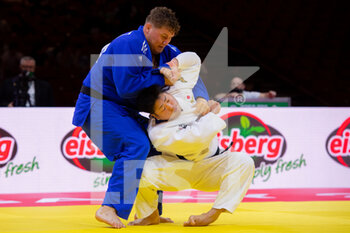 2021-06-12 - Kokoro Kaguera of Japan, Jur Spijkers of The Netherlands during the IJF World Judo Championships 2021 on June 12, 2021 at Budapest Sports Arena in Budapest, Hungary - Photo Yannick Verhoeven / Orange Pictures / DPPI - IJF WORLD JUDO CHAMPIONSHIPS 2021 - JUDO - CONTACT