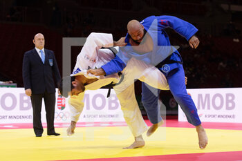 2021-06-12 - Temur Rakhimov of Tajikistan, Roy Meyer of The Netherlands during the IJF World Judo Championships 2021 on June 12, 2021 at Budapest Sports Arena in Budapest, Hungary - Photo Yannick Verhoeven / Orange Pictures / DPPI - IJF WORLD JUDO CHAMPIONSHIPS 2021 - JUDO - CONTACT