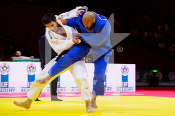 2021-06-12 - Temur Rakhimov of Tajikistan, Roy Meyer of The Netherlands during the IJF World Judo Championships 2021 on June 12, 2021 at Budapest Sports Arena in Budapest, Hungary - Photo Yannick Verhoeven / Orange Pictures / DPPI - IJF WORLD JUDO CHAMPIONSHIPS 2021 - JUDO - CONTACT