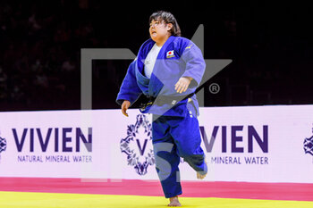 2021-06-12 - Wakaba Tomita of Japan during the final for +78 women during the final for +78 women during the IJF World Judo Championships 2021 on June 12, 2021 at Budapest Sports Arena in Budapest, Hungary - Photo Yannick Verhoeven / Orange Pictures / DPPI - IJF WORLD JUDO CHAMPIONSHIPS 2021 - JUDO - CONTACT