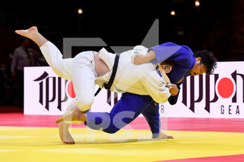 2021-06-13 - Jonas Schreiber of Germany and Sungmin Kim of South Korea during the IJF World Judo Championships 2021 on June 13, 2021 at Budapest Sports Arena in Budapest, Hungary - Photo Yannick Verhoeven / Orange Pictures / DPPI - IJF WORLD JUDO CHAMPIONSHIPS 2021 - JUDO - CONTACT