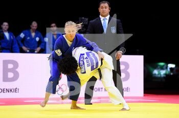 2021-06-13 - Ketelyn Nascimento of Brazil and Anastasiia Konkina of Russia during the IJF World Judo Championships 2021 on June 13, 2021 at Budapest Sports Arena in Budapest, Hungary - Photo Yannick Verhoeven / Orange Pictures / DPPI - IJF WORLD JUDO CHAMPIONSHIPS 2021 - JUDO - CONTACT
