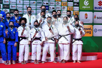 2021-06-13 - Team of Brazil during the IJF World Judo Championships 2021 on June 13, 2021 at Budapest Sports Arena in Budapest, Hungary - Photo Yannick Verhoeven / Orange Pictures / DPPI - IJF WORLD JUDO CHAMPIONSHIPS 2021 - JUDO - CONTACT