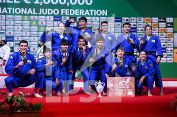 2021-06-13 - Team of Uzbekistan during the IJF World Judo Championships 2021 on June 13, 2021 at Budapest Sports Arena in Budapest, Hungary - Photo Yannick Verhoeven / Orange Pictures / DPPI - IJF WORLD JUDO CHAMPIONSHIPS 2021 - JUDO - CONTACT