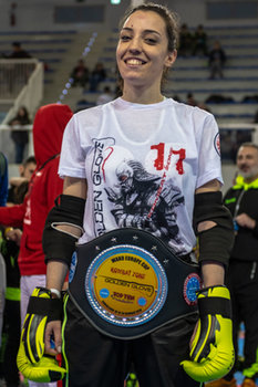 2019-01-20 - Nika Angelino Campionessa Europea (Sx) vince il TOPTEN Kombat Zone Europe Cup GoldenGlove2019 - TOPTEN KOMBAT ZONE EUROPE CUP WAKO 2019 - KICK BOXING - CONTACT