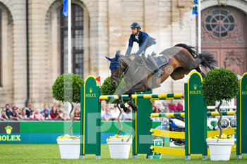 2021-07-11 - Fernando Martinez Sommer of Mexico riding Cor Bakker during the Rolex Grand Prix Table A against the clock 1m60 with jump off, of the Masters Chantilly 2021, FEI equestrian event, Jumping CSI5 on July 11, 2021 at Chateau de Chantilly in Chantilly, France - Photo Victor Joly / DPPI - MASTERS CHANTILLY 2021, FEI EQUESTRIAN EVENT, JUMPING CSI5 - INTERNATIONALS - EQUESTRIAN