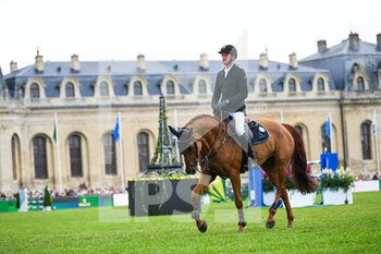 2021-07-11 - Kevin Staut of France riding Bulgarie d'Engandou during the Rolex Grand Prix Table A against the clock 1m60 with jump off, of the Masters Chantilly 2021, FEI equestrian event, Jumping CSI5 on July 11, 2021 at Chateau de Chantilly in Chantilly, France - Photo Victor Joly / DPPI - MASTERS CHANTILLY 2021, FEI EQUESTRIAN EVENT, JUMPING CSI5 - INTERNATIONALS - EQUESTRIAN