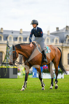 2021-07-11 - Giulia Martinengo Marquet of Italy riding Elzas during the Rolex Grand Prix Table A against the clock 1m60 with jump off, of the Masters Chantilly 2021, FEI equestrian event, Jumping CSI5 on July 11, 2021 at Chateau de Chantilly in Chantilly, France - Photo Victor Joly / DPPI - MASTERS CHANTILLY 2021, FEI EQUESTRIAN EVENT, JUMPING CSI5 - INTERNATIONALS - EQUESTRIAN