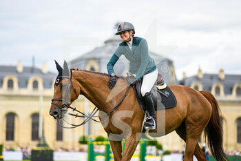 2021-07-11 - Marie Demonte of France riding Vega de La Roche during the Rolex Grand Prix Table A against the clock 1m60 with jump off, of the Masters Chantilly 2021, FEI equestrian event, Jumping CSI5 on July 11, 2021 at Chateau de Chantilly in Chantilly, France - Photo Victor Joly / DPPI - MASTERS CHANTILLY 2021, FEI EQUESTRIAN EVENT, JUMPING CSI5 - INTERNATIONALS - EQUESTRIAN
