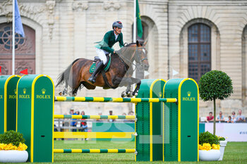 2021-07-11 - Olivier Philippaerts of Belgium riding H & M Extra during the Rolex Grand Prix Table A against the clock 1m60 with jump off, of the Masters Chantilly 2021, FEI equestrian event, Jumping CSI5 on July 11, 2021 at Chateau de Chantilly in Chantilly, France - Photo Victor Joly / DPPI - MASTERS CHANTILLY 2021, FEI EQUESTRIAN EVENT, JUMPING CSI5 - INTERNATIONALS - EQUESTRIAN