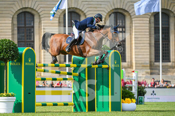 2021-07-11 - Nicolas Delmotte of France riding Urvoso du Roch during the Rolex Grand Prix Table A against the clock 1m60 with jump off, of the Masters Chantilly 2021, FEI equestrian event, Jumping CSI5 on July 11 2021 at Chateau de Chantilly in Chantilly, France - Photo Victor Joly / DPPI - MASTERS CHANTILLY 2021, FEI EQUESTRIAN EVENT, JUMPING CSI5 - INTERNATIONALS - EQUESTRIAN