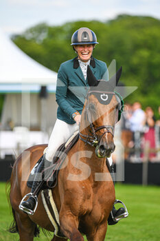 2021-07-11 - Marie Demonte of France riding Vega de La Roche during the Rolex Grand Prix Table A against the clock 1m60 with jump off, of the Masters Chantilly 2021, FEI equestrian event, Jumping CSI5 on July 11, 2021 at Chateau de Chantilly in Chantilly, France - Photo Victor Joly / DPPI - MASTERS CHANTILLY 2021, FEI EQUESTRIAN EVENT, JUMPING CSI5 - INTERNATIONALS - EQUESTRIAN