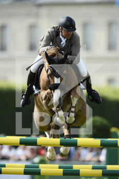 2021-07-11 - Luiz Felipe Cortizo Goncalves De Azevedo Filho riding Hermes van de Vrombautshoeve during the Masters Chantilly 2021, FEI equestrian event, Jumping CSI5 on July 11, 2021 at Chateau de Chantilly in Chantilly, France - Photo Christophe Bricot / DPPI - MASTERS CHANTILLY 2021, FEI EQUESTRIAN EVENT, JUMPING CSI5 - INTERNATIONALS - EQUESTRIAN