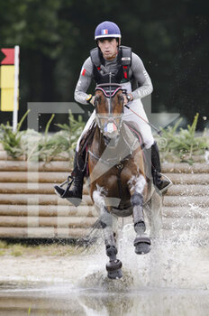 2021-07-17 - Mathieu Lemoine riding Baron d'État during the cross country CCI4-S at Jardy Eventing Show 2021 on July 17, 2021 in Marne la Coquette, France - Photo Christophe Bricot / DPPI - JARDY EVENTING SHOW 2021 - INTERNATIONALS - EQUESTRIAN