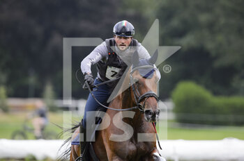 2021-07-17 - Alessio Proia riding Gatto Salta D'O during the cross country CCI4-S at Jardy Eventing Show 2021 on July 17, 2021 in Marne la Coquette, France - Photo Christophe Bricot / DPPI - JARDY EVENTING SHOW 2021 - INTERNATIONALS - EQUESTRIAN