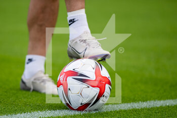 2021-07-21 - Ball illustration during the Olympic Games Tokyo 2020, Football Women's First Round, Group F, between China and Brazil on July 21, 2021 at Miyagi Stadium in Rifu, Japan - Photo Pablo Morano / Orange Pictures / DPPI - OLYMPIC GAMES TOKYO 2020, JULY 21, 2021 - OLYMPIC GAMES TOKYO 2020 - OLYMPIC GAMES
