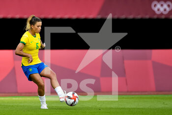 2021-07-21 - Tamires of Brazil during the Olympic Games Tokyo 2020, Football Women's First Round, Group F, between China and Brazil on July 21, 2021 at Miyagi Stadium in Rifu, Japan - Photo Pablo Morano / Orange Pictures / DPPI - OLYMPIC GAMES TOKYO 2020, JULY 21, 2021 - OLYMPIC GAMES TOKYO 2020 - OLYMPIC GAMES