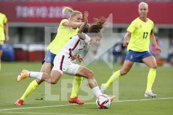 2021-07-21 - HEATH Tobin (USA) during the Olympic Games Tokyo 2020, Football Women's First Round, Group G, between USA and Sweden on July 21, 2021 at Tokyo Stadium in Tokyo, Japan - Photo Yuya Nagase / Photo Kishimoto / DPPI - OLYMPIC GAMES TOKYO 2020, JULY 21, 2021 - OLYMPIC GAMES TOKYO 2020 - OLYMPIC GAMES