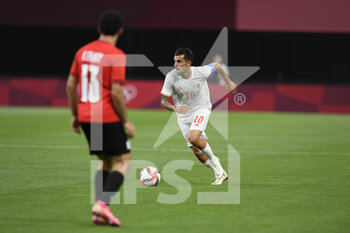 2021-07-22 - Dani CEBALLOS (ESP) during the Olympic Games Tokyo 2020, Football Men's First Round Group C, between Egypt and Spain on July 22, 2021 at Sapporo Dome in Sapporo, Japan - Photo Photo Kishimoto / DPPI - OLYMPIC GAMES TOKYO 2020, JULY 22, 2021 - OLYMPIC GAMES TOKYO 2020 - OLYMPIC GAMES