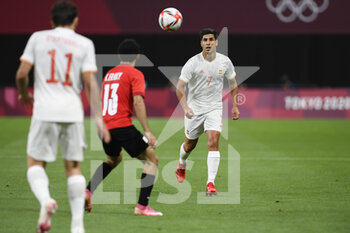 2021-07-22 - Marco ASENSIO (ESP) during the Olympic Games Tokyo 2020, Football Men's First Round Group C, between Egypt and Spain on July 22, 2021 at Sapporo Dome in Sapporo, Japan - Photo Photo Kishimoto / DPPI - OLYMPIC GAMES TOKYO 2020, JULY 22, 2021 - OLYMPIC GAMES TOKYO 2020 - OLYMPIC GAMES