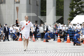 2021-07-23 - Kankuro NAKAMURA during the Olympic Games Tokyo 2020, Torch Relay Arrive Ceremony on July 23, 2021 at Metropolitan Citizens Square in Tokyo, Japan - Photo Photo Kishimoto / DPPI - OLYMPIC GAMES TOKYO 2020, JULY 23, 2021 - OLYMPIC GAMES TOKYO 2020 - OLYMPIC GAMES