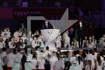 2021-07-23 - Ambiance, illustration during the Olympic Games Tokyo 2020, Opening Ceremony on July 23, 2021 at Olympic Stadium in Tokyo, Japan - Photo Takamitsu Mifune / Photo Kishimoto / DPPI - OLYMPIC GAMES TOKYO 2020, JULY 23, 2021 - OLYMPIC GAMES TOKYO 2020 - OLYMPIC GAMES