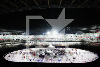 2021-07-23 - Ambiance, illustration during the Olympic Games Tokyo 2020, Opening Ceremony on July 23, 2021 at Olympic Stadium in Tokyo, Japan - Photo Kanami Yoshimura / Photo Kishimoto / DPPI - OLYMPIC GAMES TOKYO 2020, JULY 23, 2021 - OLYMPIC GAMES TOKYO 2020 - OLYMPIC GAMES