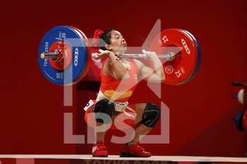 2021-07-24 - Chanu Saikhom MIRABAI (IND) 2nd during the Olympic Games Tokyo 2020, Weightlifting Women's 49 kg Group A Final on July 24, 2021 at Tokyo International Forum in Tokyo, Japan - Photo Photo Kishimoto / DPPI - OLYMPIC GAMES TOKYO 2020, JULY 24, 2021 - OLYMPIC GAMES TOKYO 2020 - OLYMPIC GAMES