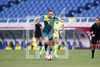 2021-07-24 - Caitlin FOORD (AUS) during the Olympic Games Tokyo 2020, Football Women's First Round Group G, between Sweden and Australia on July 24, 2021 at Saitama Stadium in Saitama, Japan - Photo Photo Kishimoto / DPPI - OLYMPIC GAMES TOKYO 2020, JULY 24, 2021 - OLYMPIC GAMES TOKYO 2020 - OLYMPIC GAMES