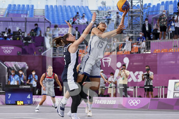 2021-07-24 - Allisha GRAY (15) of USA during the Olympic Games Tokyo 2020, USA-FRANCE on July 24, 2021 at Aomi Urban Sports Park in Tokyo, Japan - Photo Ann-Dee Lamour / CDP MEDIA / DPPI - OLYMPIC GAMES TOKYO 2020, JULY 24, 2021 - OLYMPIC GAMES TOKYO 2020 - OLYMPIC GAMES