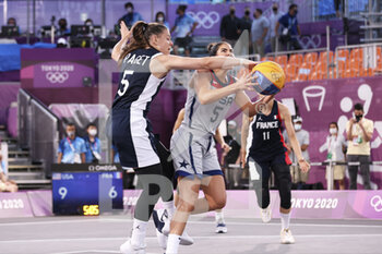 2021-07-24 - Kelsey PLUM (5) of USA during the Olympic Games Tokyo 2020, USA-FRANCE on July 24, 2021 at Aomi Urban Sports Park in Tokyo, Japan - Photo Ann-Dee Lamour / CDP MEDIA / DPPI - OLYMPIC GAMES TOKYO 2020, JULY 24, 2021 - OLYMPIC GAMES TOKYO 2020 - OLYMPIC GAMES