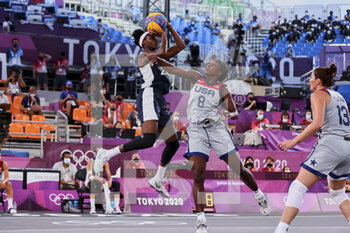2021-07-24 - Mamignan TOURE (28) of France during the Olympic Games Tokyo 2020, USA-FRANCE on July 24, 2021 at Aomi Urban Sports Park in Tokyo, Japan - Photo Ann-Dee Lamour / CDP MEDIA / DPPI - OLYMPIC GAMES TOKYO 2020, JULY 24, 2021 - OLYMPIC GAMES TOKYO 2020 - OLYMPIC GAMES