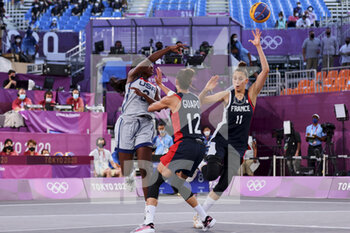2021-07-24 - Jacquelyn YOUNG (8) of USA during the Olympic Games Tokyo 2020, USA-FRANCE on July 24, 2021 at Aomi Urban Sports Park in Tokyo, Japan - Photo Ann-Dee Lamour / CDP MEDIA / DPPI - OLYMPIC GAMES TOKYO 2020, JULY 24, 2021 - OLYMPIC GAMES TOKYO 2020 - OLYMPIC GAMES