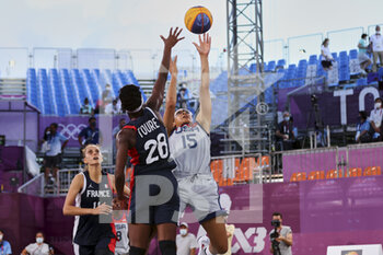 2021-07-24 - Allisha GRAY (15) of USA during the Olympic Games Tokyo 2020, USA-FRANCE on July 24, 2021 at Aomi Urban Sports Park in Tokyo, Japan - Photo Ann-Dee Lamour / CDP MEDIA / DPPI - OLYMPIC GAMES TOKYO 2020, JULY 24, 2021 - OLYMPIC GAMES TOKYO 2020 - OLYMPIC GAMES