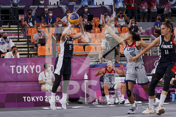 2021-07-24 - Marie-Eve PAGET (5) of France during the Olympic Games Tokyo 2020, USA-FRANCE on July 24, 2021 at Aomi Urban Sports Park in Tokyo, Japan - Photo Ann-Dee Lamour / CDP MEDIA / DPPI - OLYMPIC GAMES TOKYO 2020, JULY 24, 2021 - OLYMPIC GAMES TOKYO 2020 - OLYMPIC GAMES