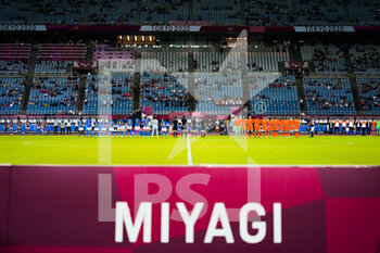 2021-07-24 - General view during the Olympic Games Tokyo 2020, Football Women's First Round Group F, between Netherlands and Brazil on July 24, 2021 at Miyagi Stadium in Miyagi, Japan - Photo Photo Kishimoto / DPPI - OLYMPIC GAMES TOKYO 2020, JULY 24, 2021 - OLYMPIC GAMES TOKYO 2020 - OLYMPIC GAMES