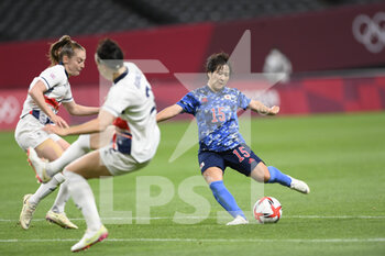 2021-07-24 - Yuka MOMIKI (JPN) during the Olympic Games Tokyo 2020, Football Women's First Round Group E, between Japan and Great Britain on July 24, 2021 at Sapporo Dome in Tokyo, Japan - Photo Photo Kishimoto / DPPI - OLYMPIC GAMES TOKYO 2020, JULY 24, 2021 - OLYMPIC GAMES TOKYO 2020 - OLYMPIC GAMES