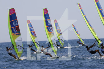 2021-07-25 - Illustration during the Olympic Games Tokyo 2020, Sailing Men's Windsurfer RS:X - Race 01 on July 25, 2021 at Enoshima Yacht Harbour in Fujisawa, Japan - Photo Photo Kishimoto / DPPI - OLYMPIC GAMES TOKYO 2020, JULY 25, 2021 - OLYMPIC GAMES TOKYO 2020 - OLYMPIC GAMES
