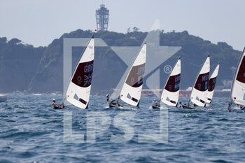 2021-07-25 - Illustration during the Olympic Games Tokyo 2020, Sailing Women's One Person Dinghy Laser Radial Race 01 on July 25, 2021 at Enoshima Yacht Harbour in Fujisawa, Japan - Photo Photo Kishimoto / DPPI - OLYMPIC GAMES TOKYO 2020, JULY 25, 2021 - OLYMPIC GAMES TOKYO 2020 - OLYMPIC GAMES