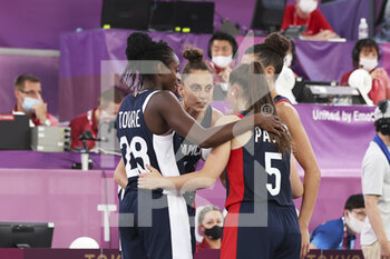 2021-07-25 - French Team during the Olympic Games Tokyo 2020, Nom de l'épreuve on July 25, 2021 at Aomi Urban Sports Park in Tokyo, Japan - Photo Ann-Dee Lamour / CDP MEDIA / DPPI - OLYMPIC GAMES TOKYO 2020, JULY 25, 2021 - OLYMPIC GAMES TOKYO 2020 - OLYMPIC GAMES