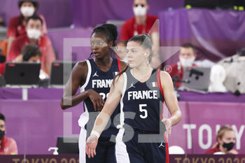 2021-07-25 - Marie-Eve PAGET (5) of France and MAMIGNAN TOURE (28) OF FRANCE during the Olympic Games Tokyo 2020, Nom de l'épreuve on July 25, 2021 at Aomi Urban Sports Park in Tokyo, Japan - Photo Ann-Dee Lamour / CDP MEDIA / DPPI - OLYMPIC GAMES TOKYO 2020, JULY 25, 2021 - OLYMPIC GAMES TOKYO 2020 - OLYMPIC GAMES