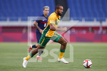 2021-07-25 - Reeve FROSLER (RSA) during the Olympic Games Tokyo 2020, Football Men's First Round Group A between France and South Africa on July 25, 2021 at Saitama Stadium in Saitama, Japan - Photo Photo Kishimoto / DPPI - OLYMPIC GAMES TOKYO 2020, JULY 25, 2021 - OLYMPIC GAMES TOKYO 2020 - OLYMPIC GAMES